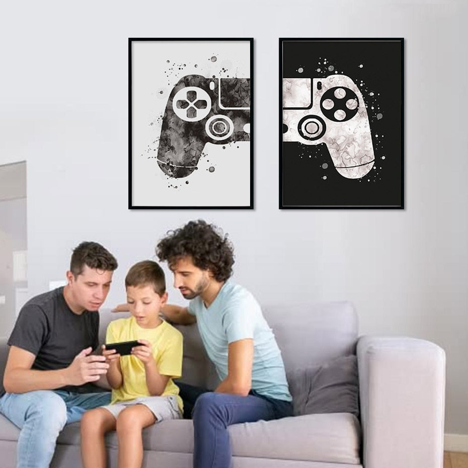 Game Console Wall Art