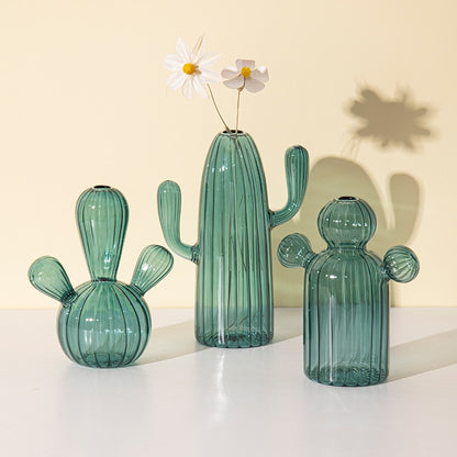 Cactus Glass Vase